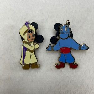 Disney Aladdin & Genie Pin Set